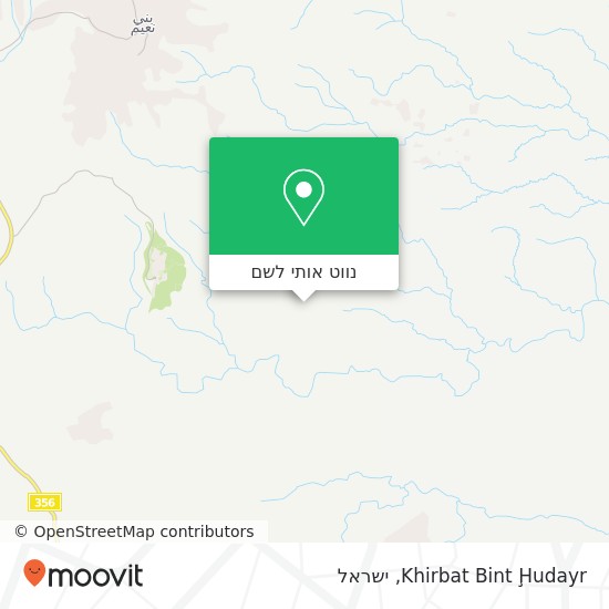 מפת Khirbat Bint Ḩudayr