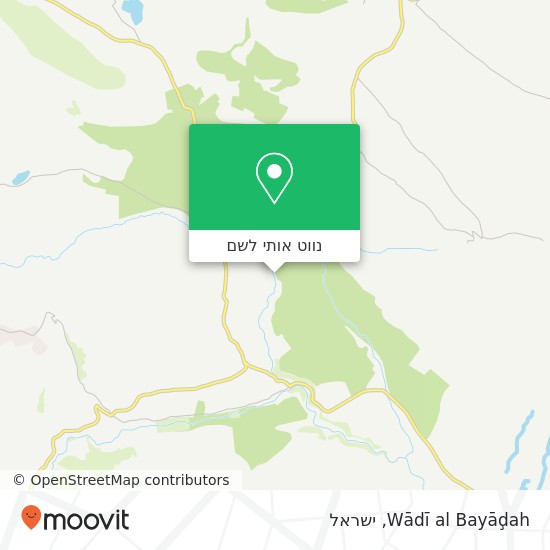 מפת Wādī al Bayāḑah