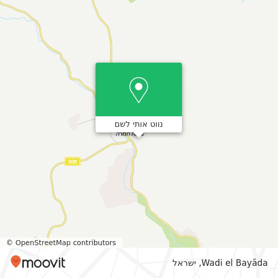 מפת Wadi el Bayāda
