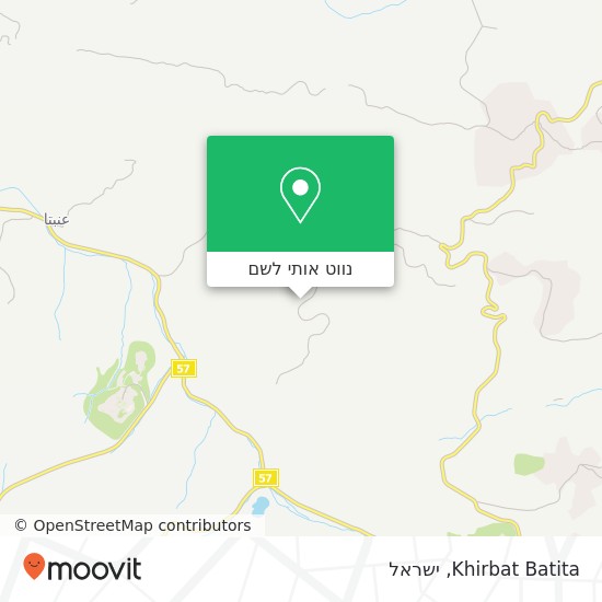 מפת Khirbat Batita