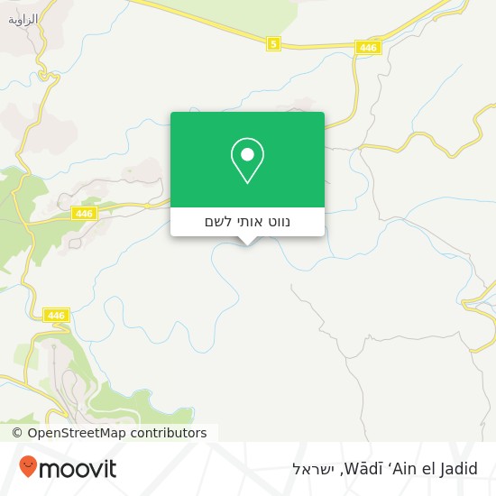 מפת Wādī ‘Ain el Jadid