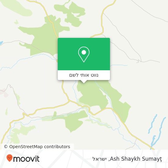 מפת Ash Shaykh Sumayţ