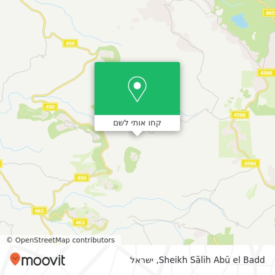מפת Sheikh Sālih Abū el Badd