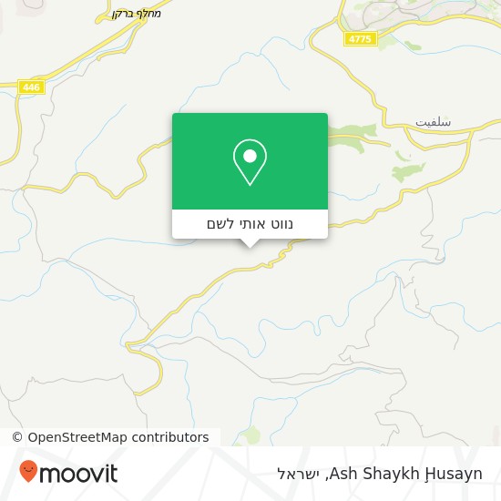 מפת Ash Shaykh Ḩusayn