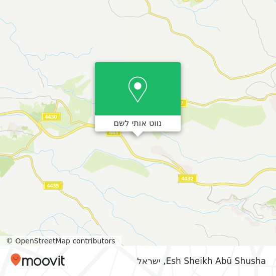 מפת Esh Sheikh Abū Shusha