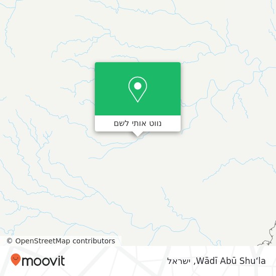 מפת Wādī Abū Shu‘la