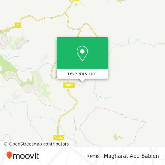 מפת Magharat Abu Babien