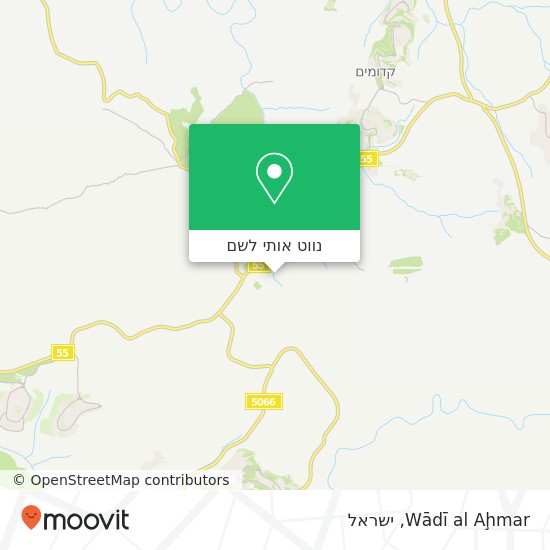מפת Wādī al Aḩmar