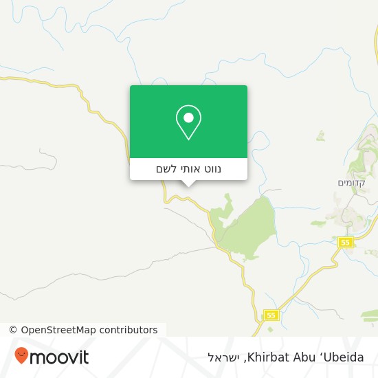 מפת Khirbat Abu ‘Ubeida