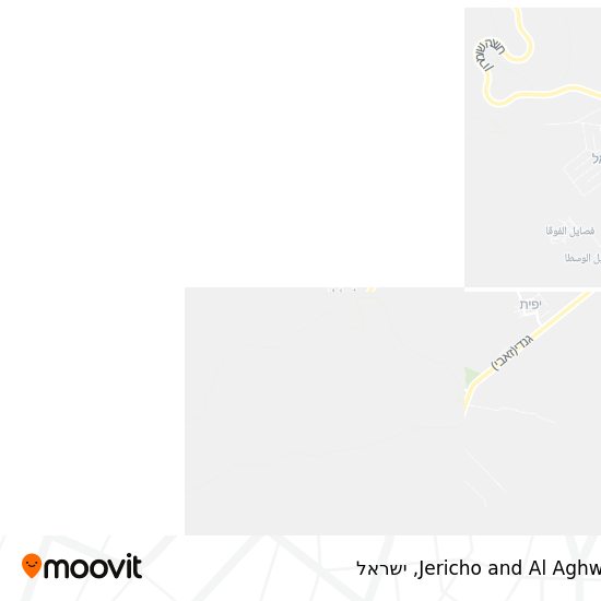 מפת Jericho and Al Aghwar