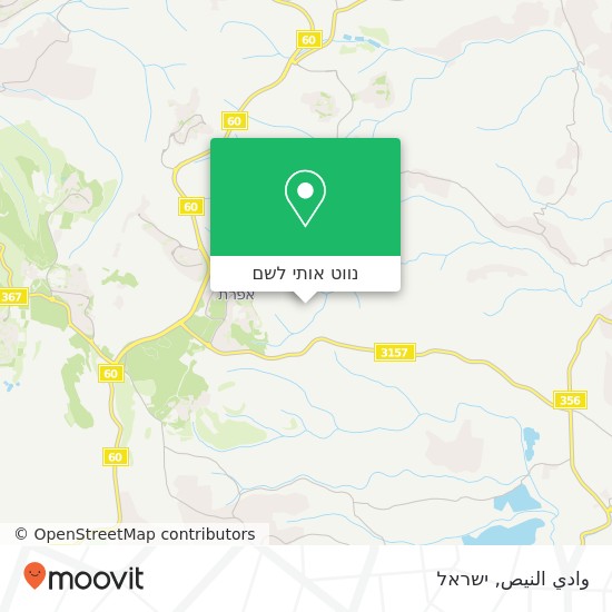 מפת وادي النيص