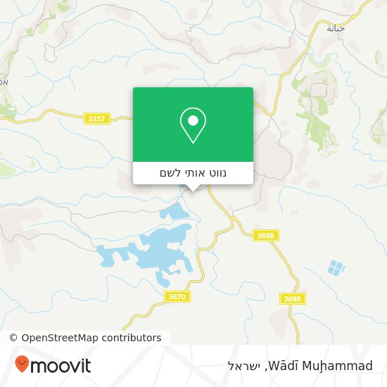 מפת Wādī Muḩammad