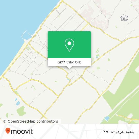 מפת بلدية غزة