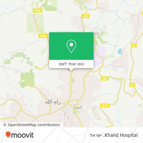 מפת Khalid Hospital