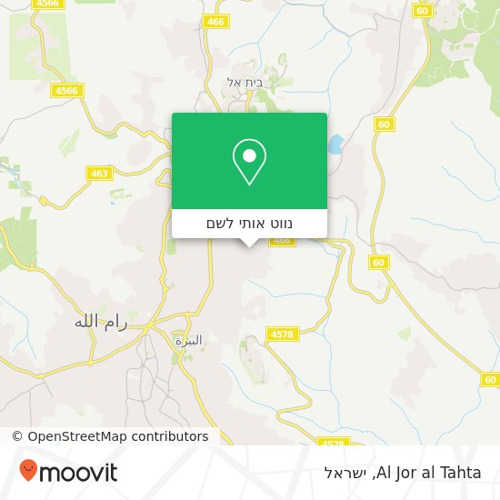 מפת Al Jor al Tahta