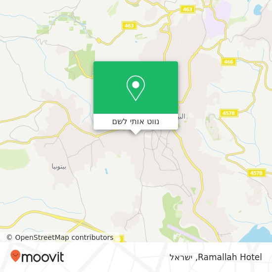 מפת Ramallah Hotel