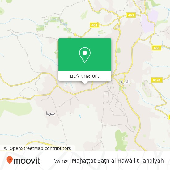 מפת Maḩaţţat Baţn al Hawá lit Tanqiyah