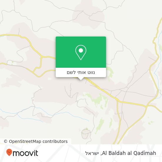 מפת Al Baldah al Qadīmah