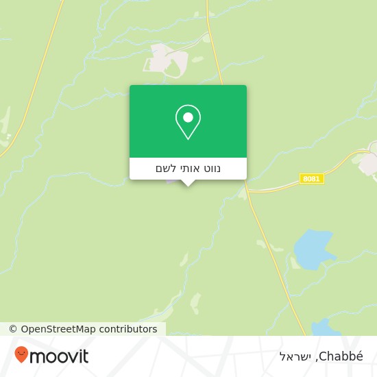 מפת Chabbé