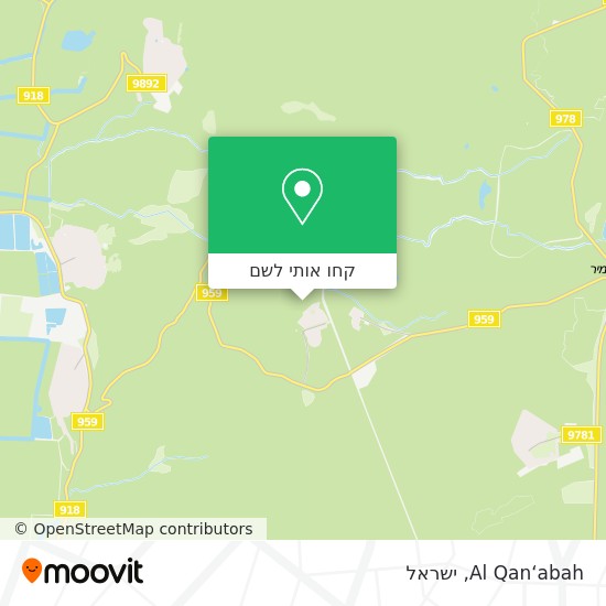 מפת Al Qan‘abah