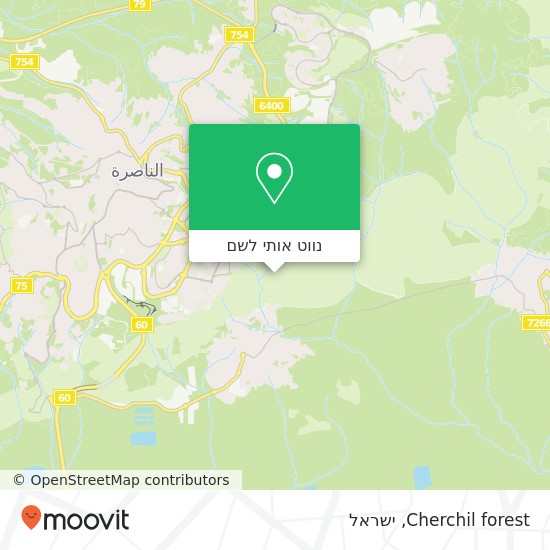 מפת Cherchil forest