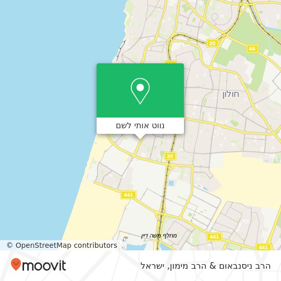 מפת הרב ניסנבאום & הרב מימון