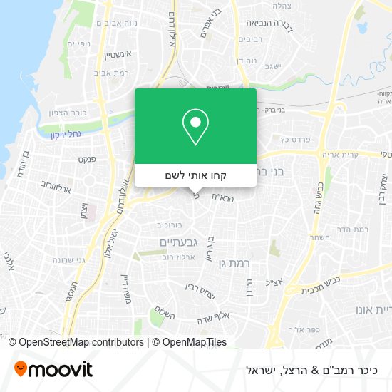 מפת כיכר רמב"ם & הרצל