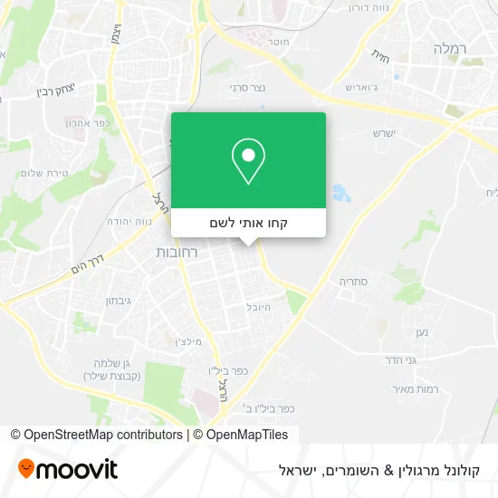 מפת קולונל מרגולין & השומרים