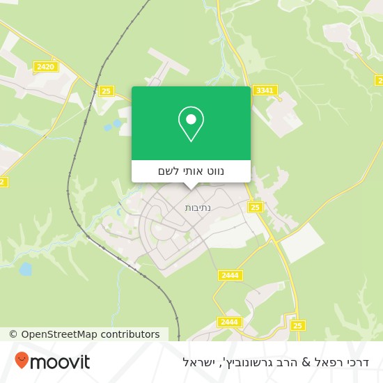 מפת דרכי רפאל & הרב גרשונוביץ'