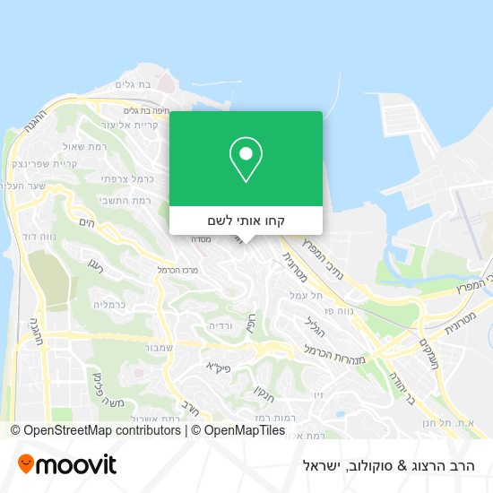 מפת הרב הרצוג & סוקולוב