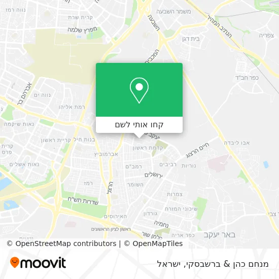 מפת מנחם כהן & ברשבסקי
