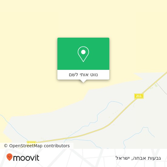 מפת גבעות אבחה