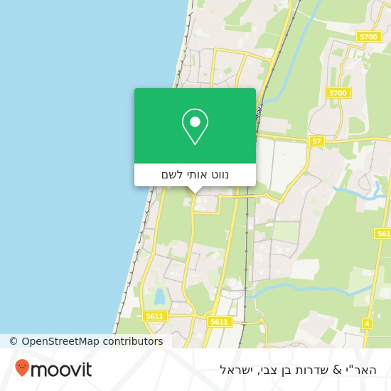 מפת האר"י & שדרות בן צבי