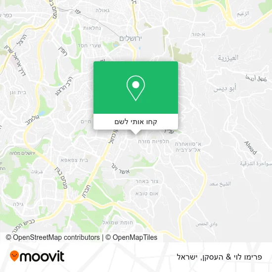 מפת פרימו לוי & העסקן