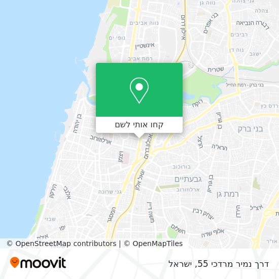 מפת ‫דרך נמיר מרדכי 55