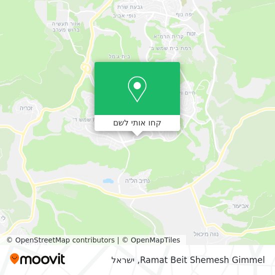 מפת Ramat Beit Shemesh Gimmel