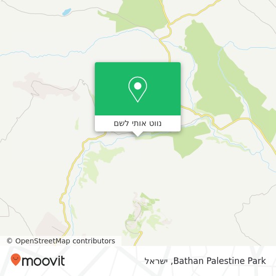 מפת Bathan Palestine Park