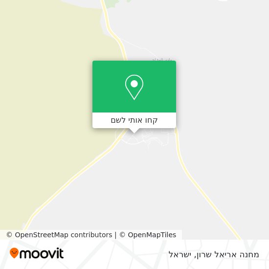 מפת מחנה אריאל שרון