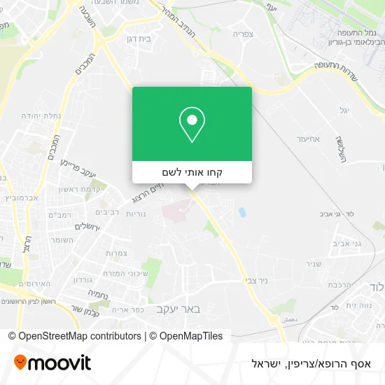 מפת אסף הרופא/צריפין