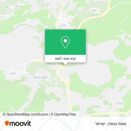 מפת צומת נטופה