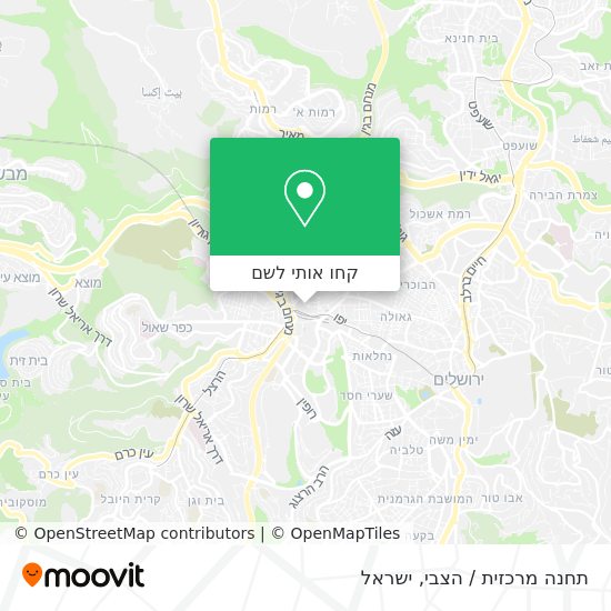 מפת תחנה מרכזית / הצבי