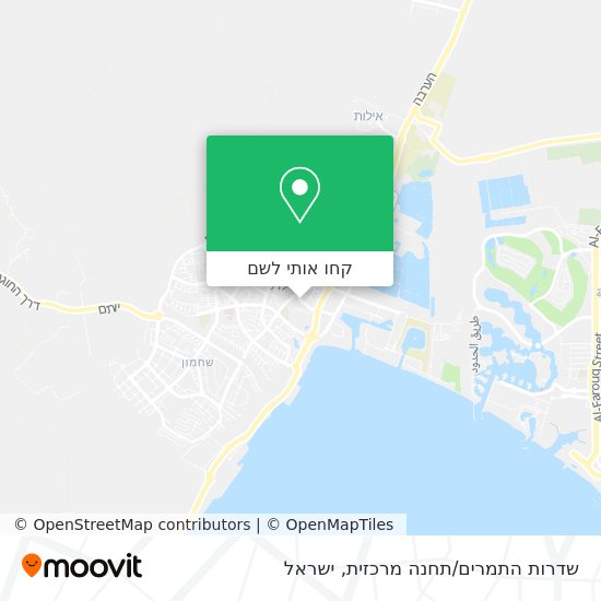 מפת שדרות התמרים/תחנה מרכזית