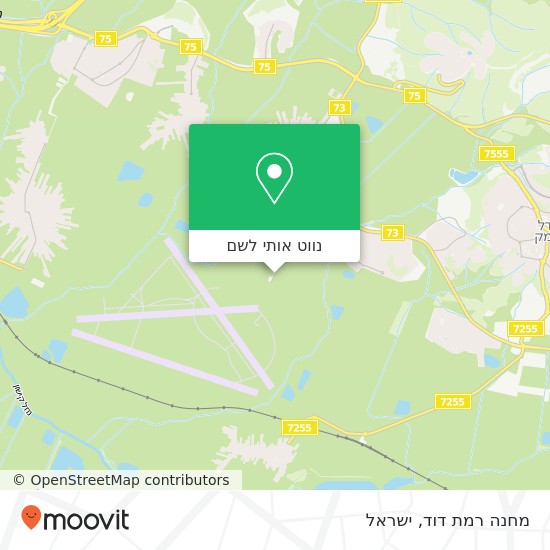 מפת מחנה רמת דוד