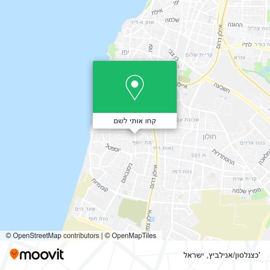 מפת 'כצנלסון/אנילביץ