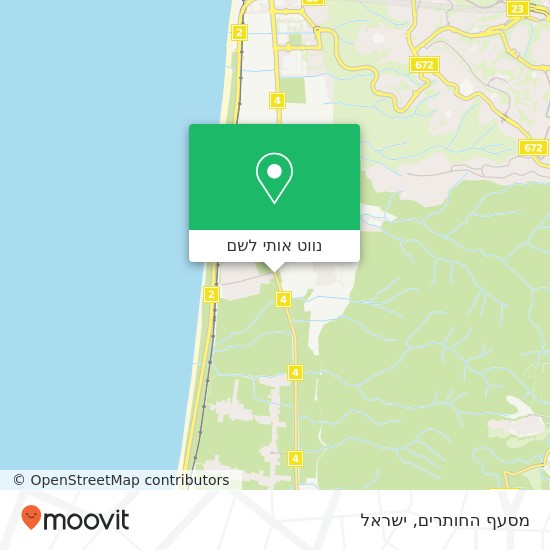 מפת מסעף החותרים