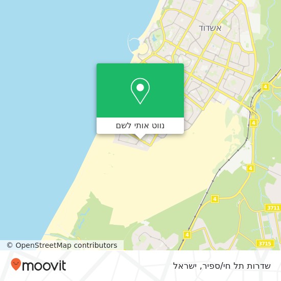 מפת שדרות תל חי/ספיר