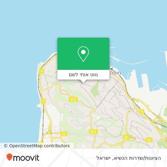 מפת הציונות/שדרות הנשיא