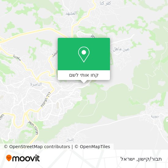מפת תבור/קישון