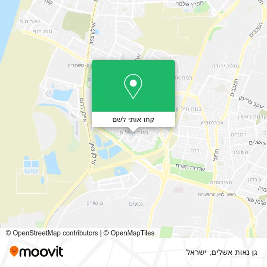 מפת גן נאות אשלים