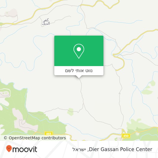 מפת Dier Gassan Police Center